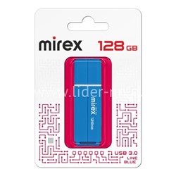 USB Flash 128GB Mirex LINE BLUE 3.0