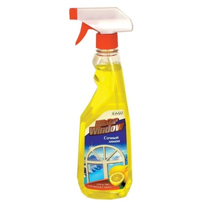 Средство для мытья окон "Mister Window " лимон (750мл.)