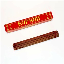 БУРХАН безосновные благовония палочки, Baikal Incense, 1 уп. (19 палочек)