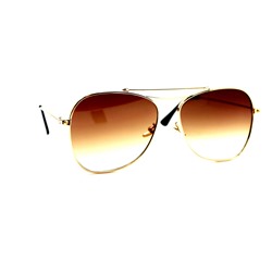 Солнцезащитные очки Gucci 0096 золото коричневый