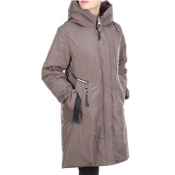 Z619-1 DARK BEIGE Куртка демисезонная женская (100 гр. синтепон) размер 50 российский