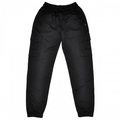 Брюки-джоггеры мужские с накладными карманами "Fazo-R" (черный)