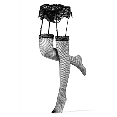 Комплект белья "Флорентийка": трусики с подвязками и чулки LE CABARET #693186