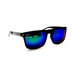 Распродажа солнцезащитные очки R 15100-1 черный матовый сине-зеленый