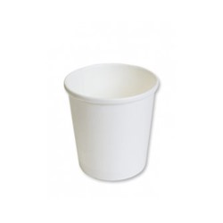 Контейнер бумажный для супа 500мл d-98мм ДНО Белый (540/45) РоссПак