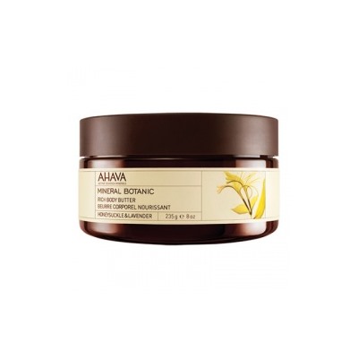 AHAVA 8042 DEAD SEA PLANTS Крем-масло д/тела питательное Жимолость/Лаванда 235мл NEW!!