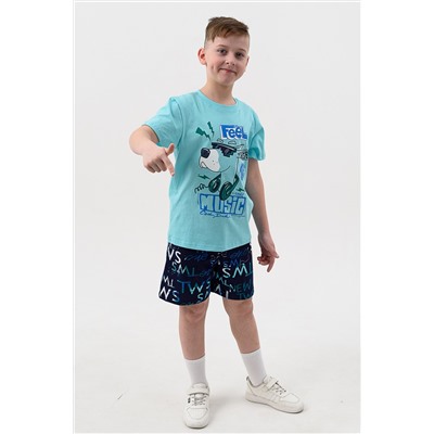 Пижама Диджей детская короткий рукав с шортами