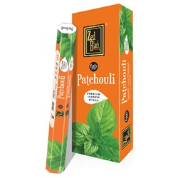 PATCHOULI fab series Premium Incense Sticks, Zed Black (ПАЧУЛИ премиум благовония палочки, Зед Блэк), уп. 20 палочек.
