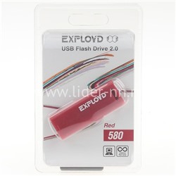 USB Flash 8GB Exployd (580) красный