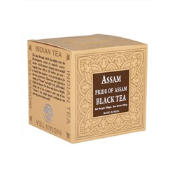 ASSAM Pride of Assam, BLACK TEA, Bharat Bazaar (АССАМ Гордость Ассама, ЧЕРНЫЙ ЧАЙ, Бхарат Базар), 100 г.