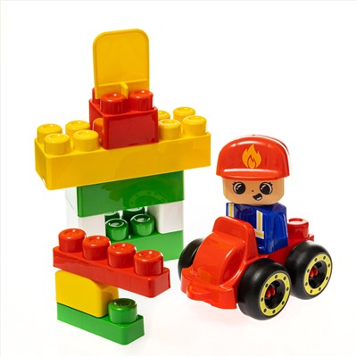 Конструктор пластиковый «Пожарная часть» 35 деталей Baby Blocks