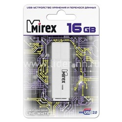 USB Flash 16GB Mirex LINE WHITE