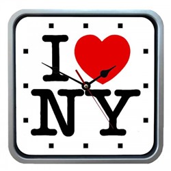 Часы настенные "I Love NY"