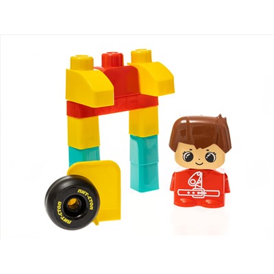 Конструктор пластиковый «Пит-стоп» 30 деталей Baby Blocks