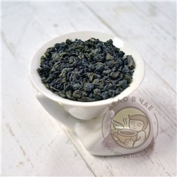Китайский зеленый чай "Ганпаудер", кат. A (порох)