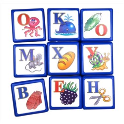 Кубики «Алфавит» 9 элементов (термоусадка)