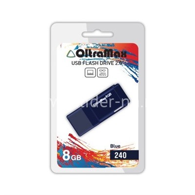 USB Flash 8GB Oltramax (240) синий
