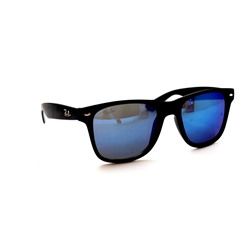 Распродажа солнцезащитные очки R 2140-1 черный матовый голубой