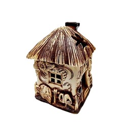 Аромалампа-домик Дом Хата большая (Съемная крыша) 15,5см керамика SH 40101