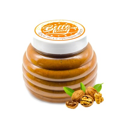 Крем-мёд с грецкими орехами (1000г)