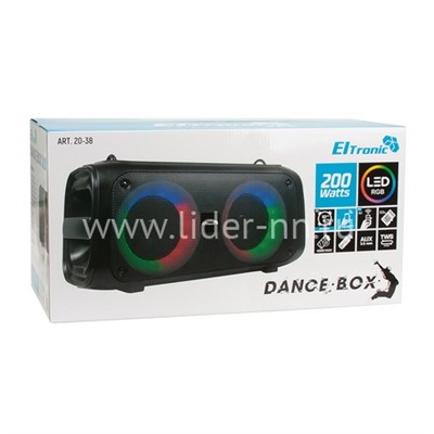 Колонка 04" (20-38 DANCE BOX 200) динамик 2шт/4" ELTRONIC с TWS                  
                                          
                                -10%