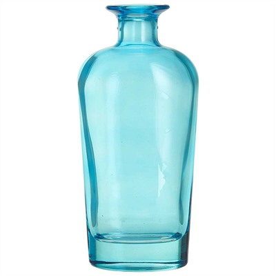 Ваза-бутылка 2307/Р603 "Идеал" голубая