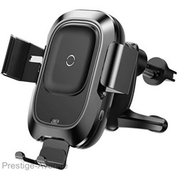 Автомобильный держатель Baseus Smart Vehicle Bracket Wireless Charger (WXZN-01) для смартфона (Black)