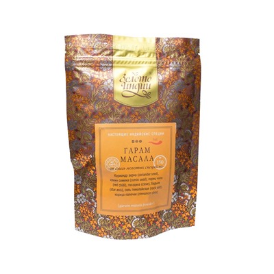 ГАРАМ МАСАЛА смесь молотых специй (garam masala powder), Золото Индии, 150 г.