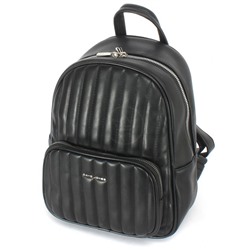 Рюкзак жен искусственная кожа DJ-6919-3-BLACK,  1отд,  2внут+2внеш/ карм,  черный 252328