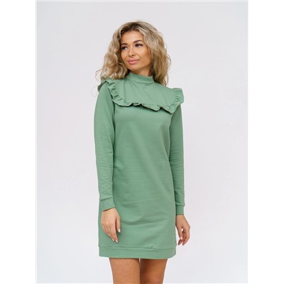 Платье женское Текс-Плюс, цвет зеленый