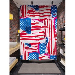 Фотоштора для ванной Флаг США