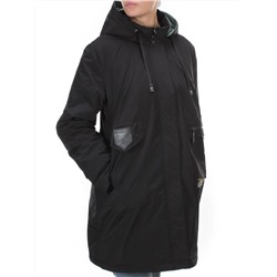 22-908 BLACK Куртка демисезонная женская (100 гр. синтепон) PLOOEPLOO размер 50