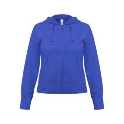 Толстовка женская Hooded Full Zip ярко-синяя