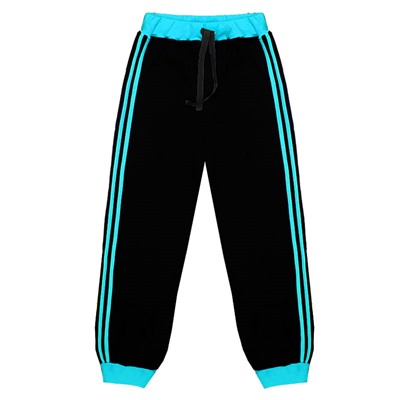 Чёрные спортивные брюки для мальчика 79235-МС21