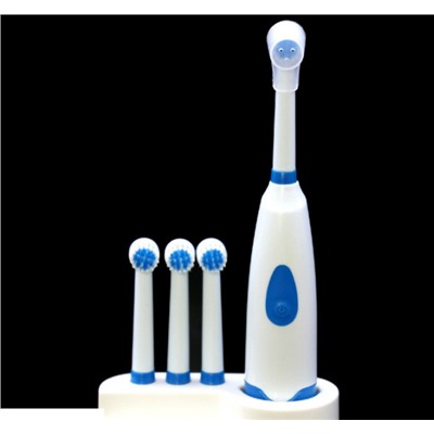 Электрическая зубная щетка Toothbruhs с тремя насадками