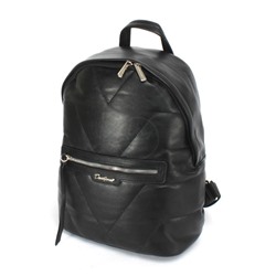Рюкзак жен искусственная кожа DJ-6727-3-BLACK,  1отд,  2внут+2внеш/ карм,  черный 252463