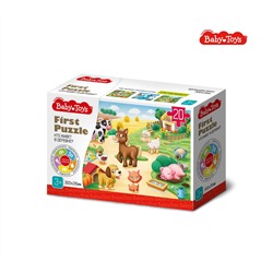 Пазл First Puzzle «Кто живет в деревне» (20 элементов) Baby Toys