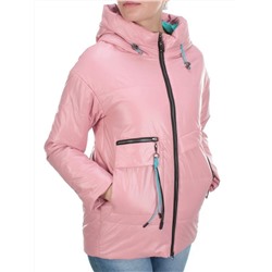 8256 PINK Куртка демисезонная женская BAOFANI (100 гр. синтепон) размеры 46-48-50-52-54-56