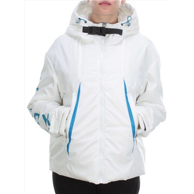D004 WHITE Куртка демисезонная женская (100 гр. синтепон) размер M (44) - 50 российский