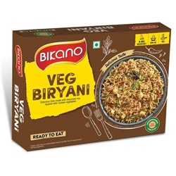 VEG BIRYANI, Bikano (Вкусное блюдо из риса с овощами ВЕГЕТАРИАНСКОЕ БИРЬЯНИ, Бикано), 375 г.