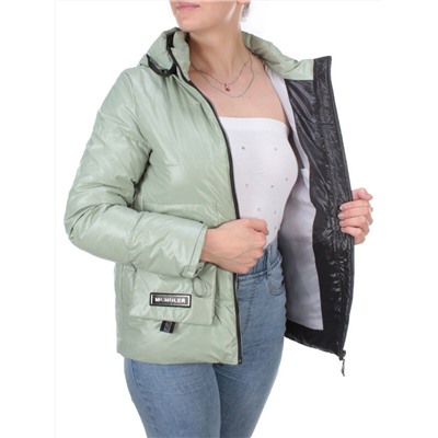 8266 MENTHOL Куртка демисезонная женская BAOFANI (100 гр. синтепон) размеры 42-44-46-48-50