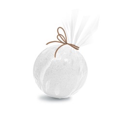 Бурлящий шарик для ванны парфюмированный  «Волшебный снег», 95 г