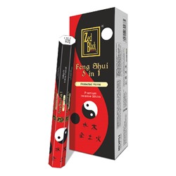 FENG SHUI 5 IN 1 Premium Incense Sticks, Zed Black (ФЭН ШУЙ 5 В 1 премиум благовония палочки, Зед Блэк), уп. 20 палочек.