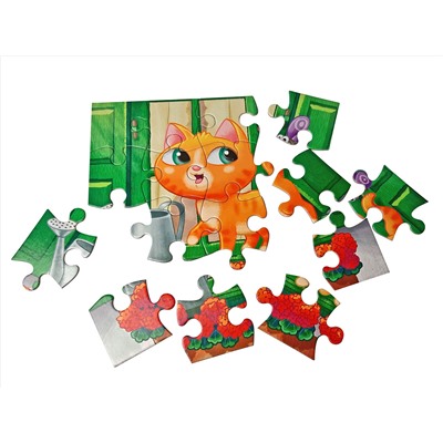 Пазл First Puzzle «Котик» 16 элементов