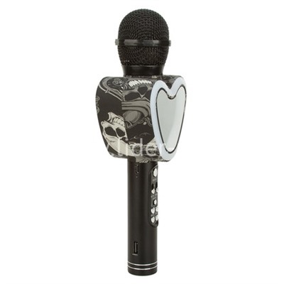 Колонка-микрофон (Q5) Bluetooth/USB/караоке (черная)