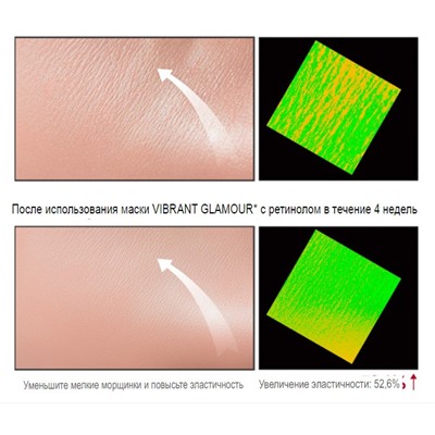 VIBRANT GLAMOUR Гелевая антивозрастная маска с ретинолом 5 (г/мл)