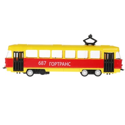 Пластиковая модель «Трамвай» 17 см