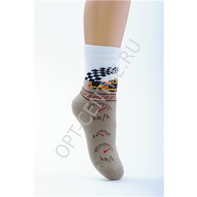 С509 Зимние плюшевые носки для мальчика ГАММА