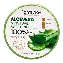 FarmStay Гель многофункц. с экстр.алоэ 100%  Aloe Vera Moisture Gel 300мл