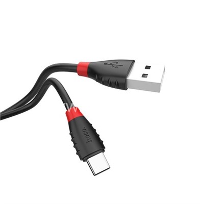 USB кабель для USB Type-C 1.2м HOCO X27 (черный)